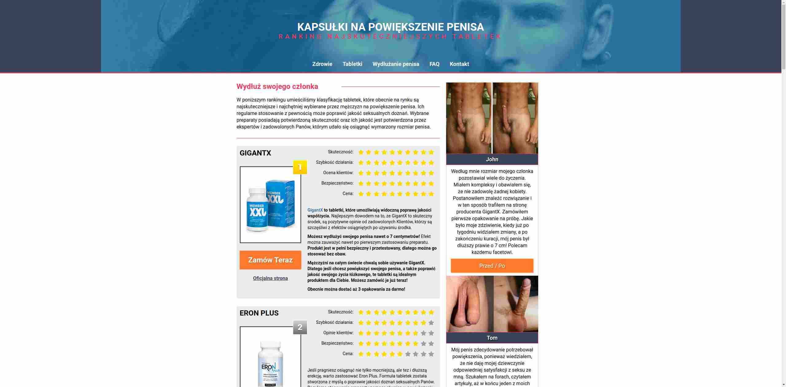 Tabletki na powiększanie penisa manlyclinic